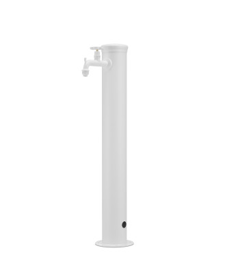 FONTANA CON RUBINETTO TONO SU TONO BIANCO