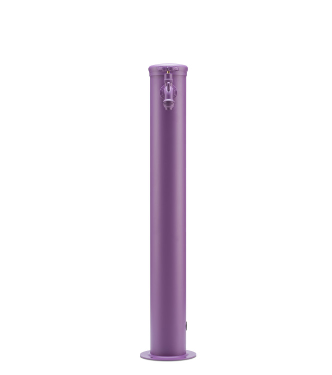 FONTANA CON RUBINETTO TONO SU TONO VIOLA