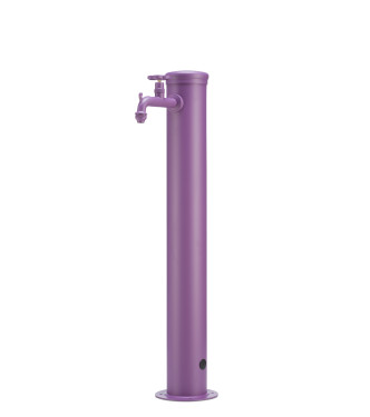 FONTANA CON RUBINETTO TONO SU TONO VIOLA