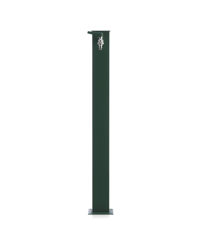 FONTANA ALLUMINIO QUADRATA VERDE