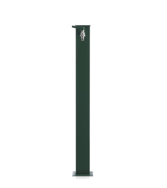 FONTANA ALLUMINIO QUADRATA VERDE