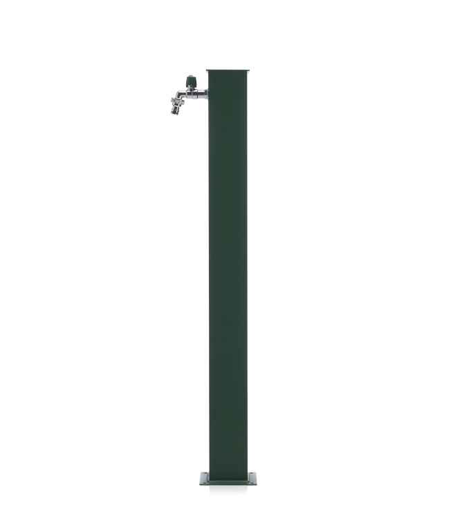 FONTANA ALLUMINIO QUADRATA VERDE