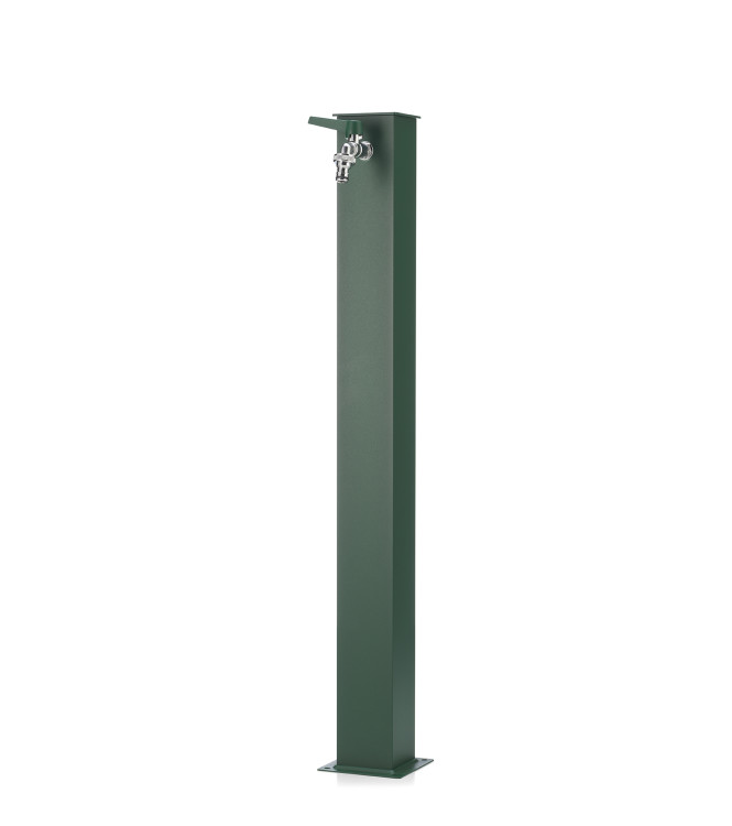 FONTANA ALLUMINIO QUADRATA VERDE