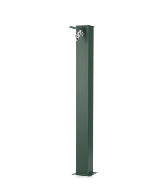 FONTANA ALLUMINIO QUADRATA VERDE