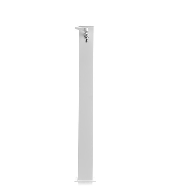 FONTANA ALLUMINIO QUADRATA BIANCO