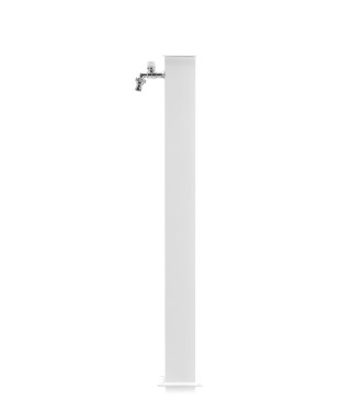 FONTANA ALLUMINIO QUADRATA BIANCO