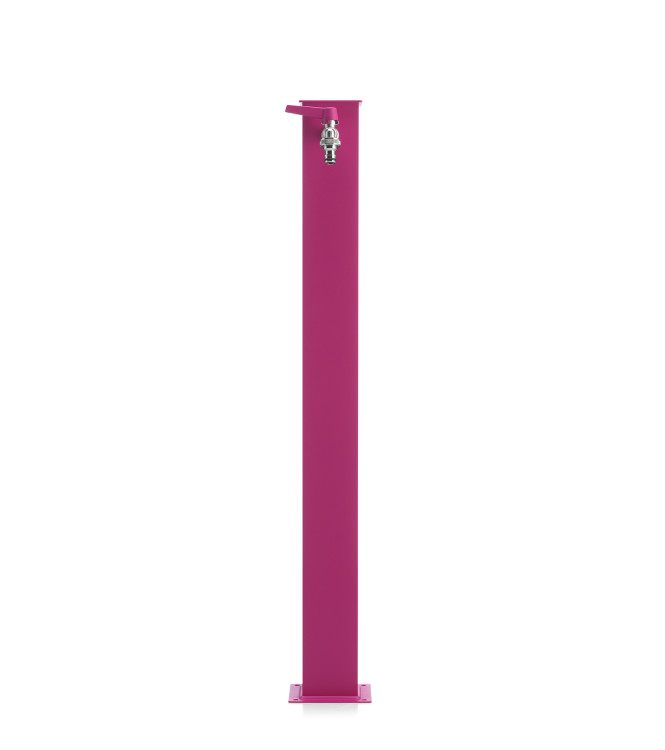 FONTANA ALLUMINIO QUADRATA CICLAMINO