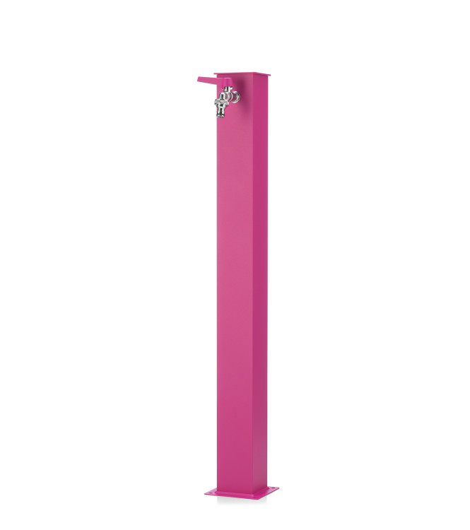 FONTANA ALLUMINIO QUADRATA CICLAMINO