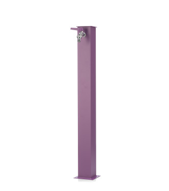 FONTANA ALLUMINIO QUADRATA VIOLA