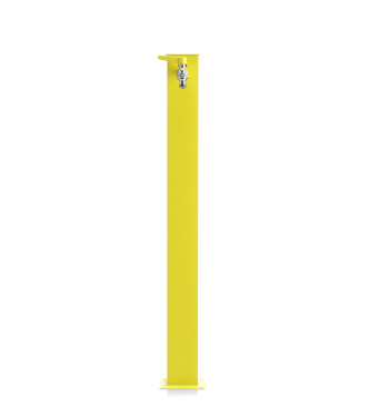 FONTANA ALLUMINIO QUADRATA GIALLO
