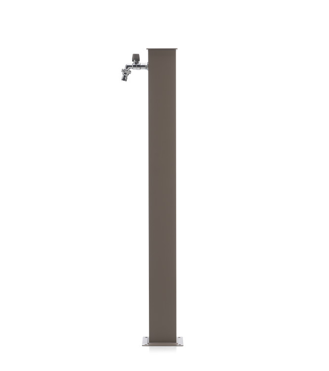 FONTANA ALLUMINIO QUADRATA TORTORA