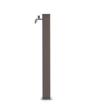 FONTANA ALLUMINIO QUADRATA TORTORA