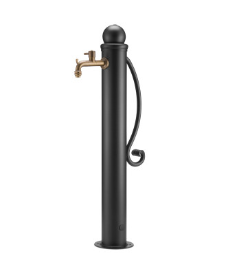 FONTANA A COLONNA ALTA ANTRACITE