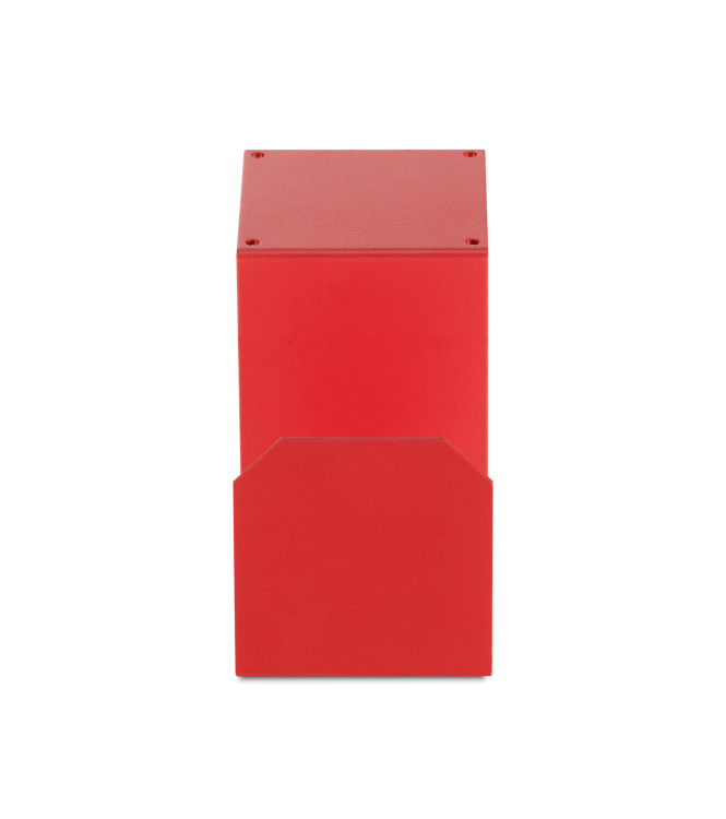 PORTA-GOMMA QUADRATO ROSSO