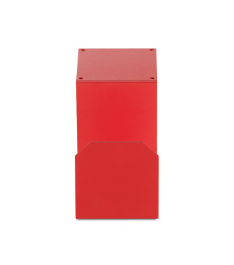 PORTA-GOMMA QUADRATO ROSSO