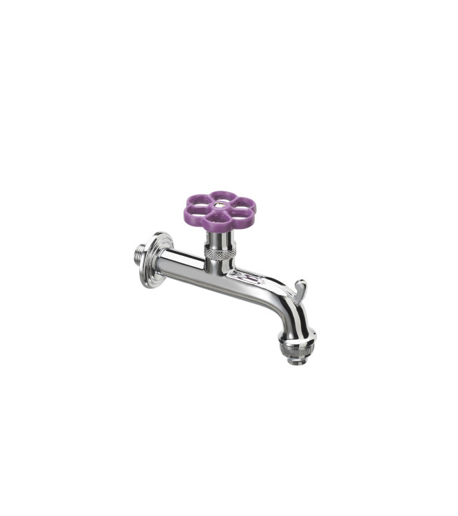 RUBINETTO STILE IDRANTE VIOLA