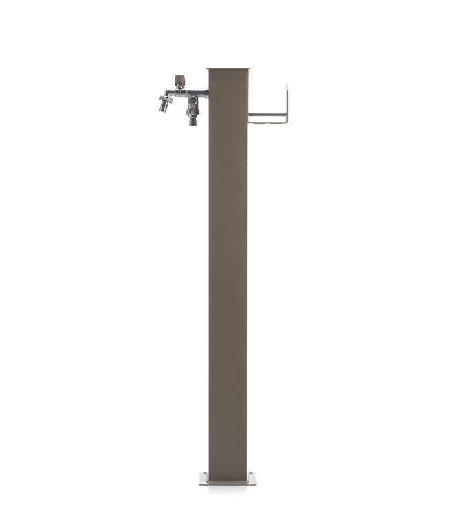 FONTANA ALLUMINIO DOPPIO RUBINETTO + PG TORTORA