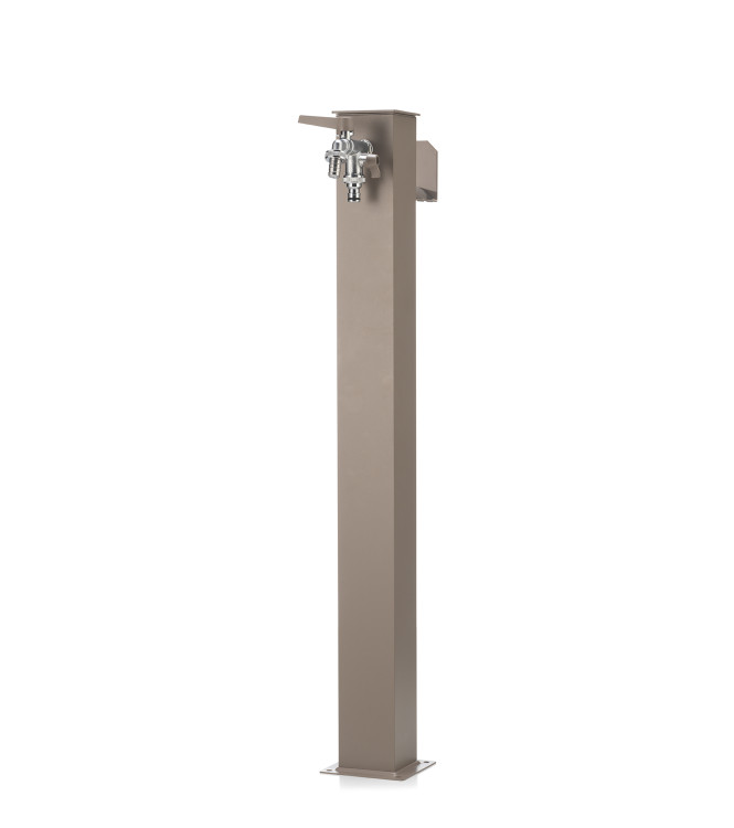 FONTANA ALLUMINIO DOPPIO RUBINETTO + PG TORTORA