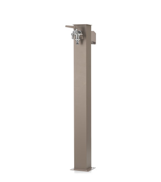 FONTANA ALLUMINIO DOPPIO RUBINETTO + PG TORTORA