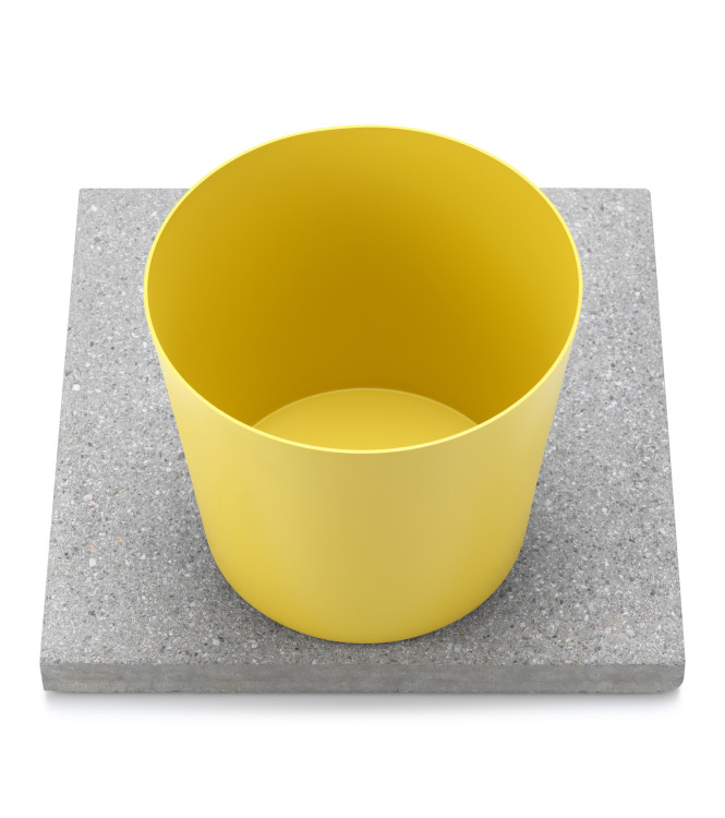 BASE IN GRANIGLIA CON VASCHETTA GIALLO