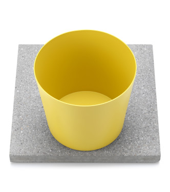 BASE IN GRANIGLIA CON VASCHETTA GIALLO