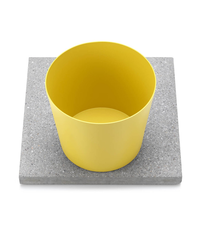 BASE IN GRANIGLIA CON VASCHETTA GIALLO