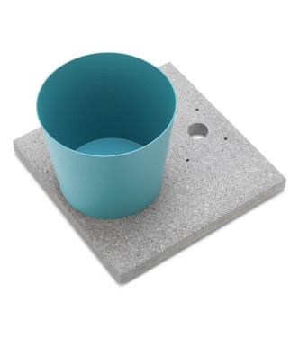BASE IN GRANIGLIA CON VASCHETTA TURCHESE