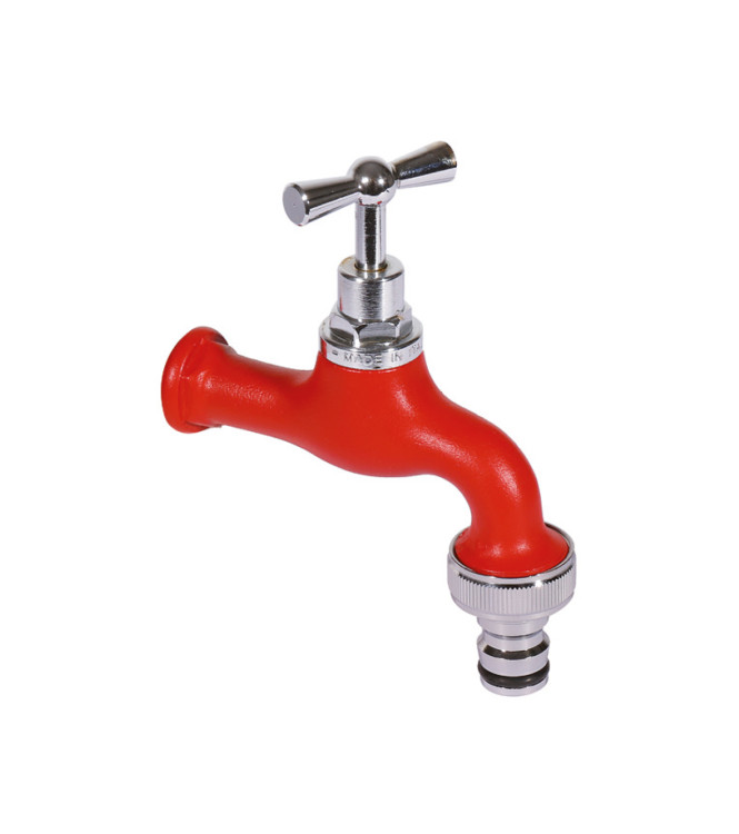 RUBINETTO CROMATO COLORE ROSSO