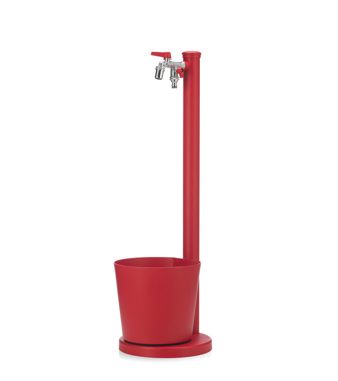 FONTANA CON VASCHETTA ROSSO