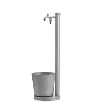 FONTANA CON VASCHETTA ALLUMINIO