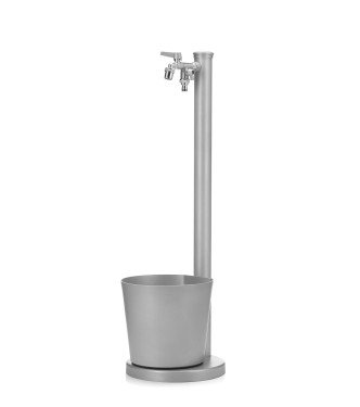 FONTANA CON VASCHETTA ALLUMINIO