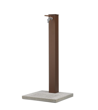 FONTANA CON BASE CEMENTO RUGGINE