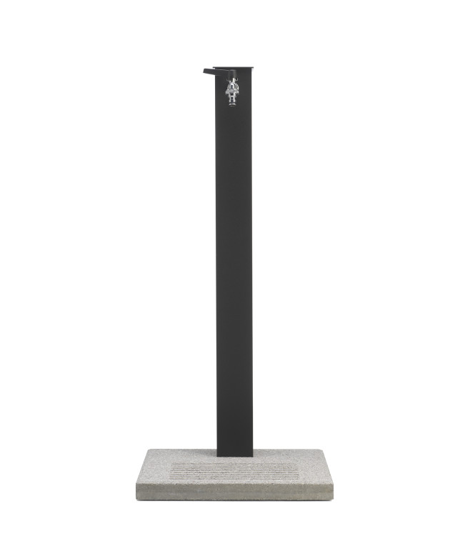 FONTANA CON BASE CEMENTO ANTRACITE
