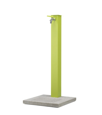 FONTANA CON BASE CEMENTO VERDE ACIDO