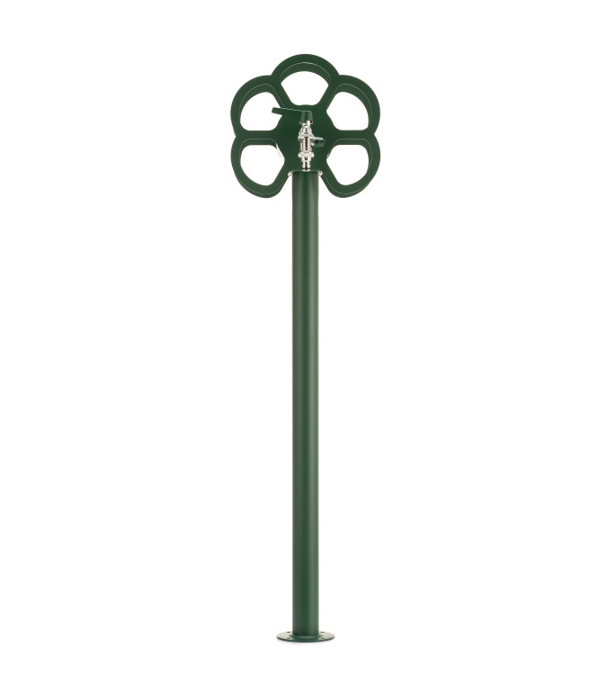 FONTANA CON CON PORTAGOMMA A FIORE VERDE