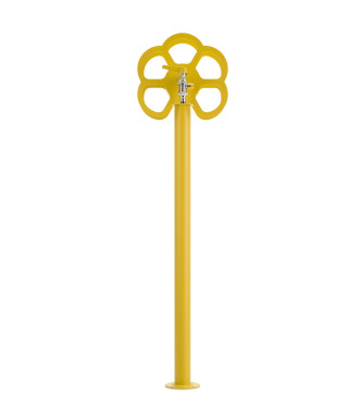 FONTANA CON CON PORTAGOMMA A FIORE GIALLO