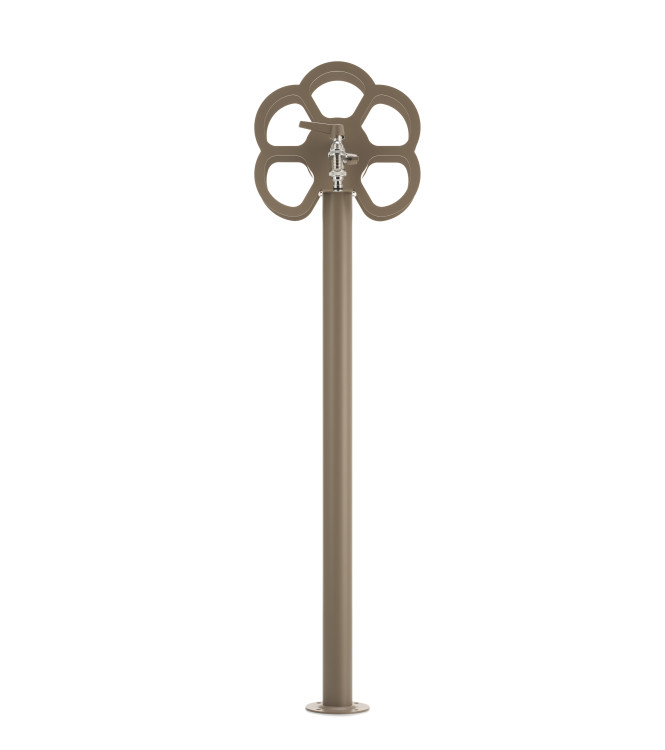 FONTANA CON CON PORTAGOMMA A FIORE TORTORA 