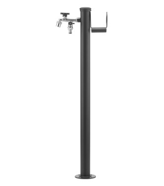 FONTANA RUBINETTO/DOPPIO + PG ANTRACITE