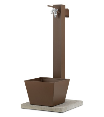 FONTANA R/DOPPIO + PGQ + VASCHETTA + BASE RUGGINE