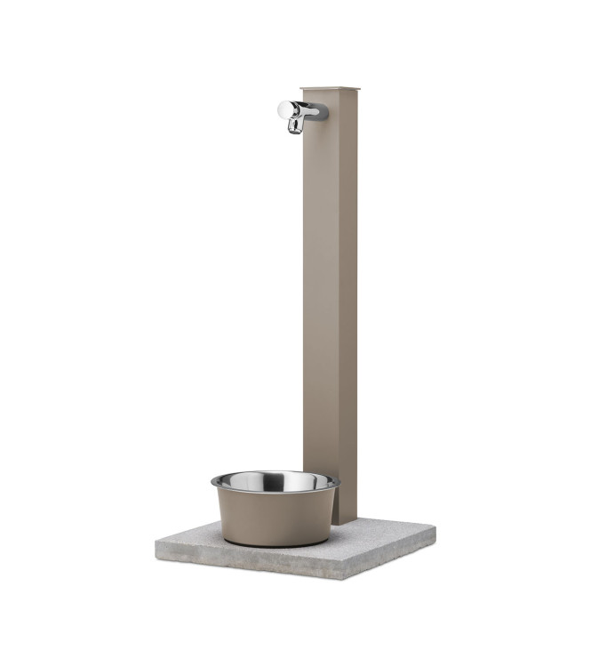 FONTANA PET CON RUBINETTO PULSANTE TEMPORIZZATO TORTORA