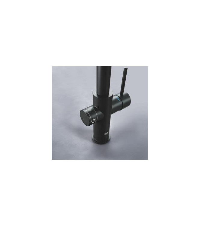 GROHE BLUE HOME 31454 SINK MIXER WITH FILTER SYSTEM SPOUT L BLACK