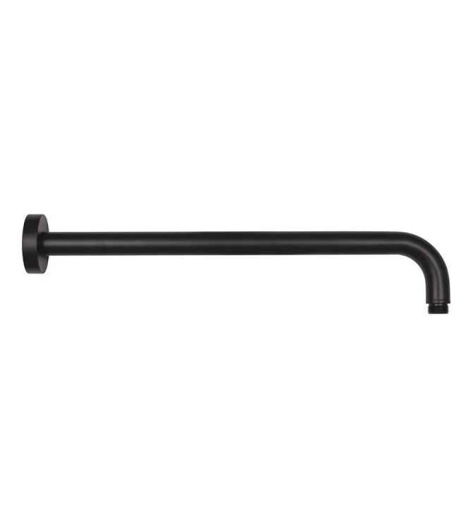 Braccio doccia lusso 30 cm nero opaco - Paffoni