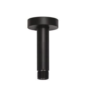 Braccio doccia 12 cm in metallo nero opaco - Paffoni