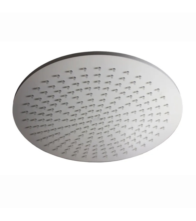 Soffione tondo ispezionabile Ø 30 cm in metallo bianco opaco - Master King di Paffoni