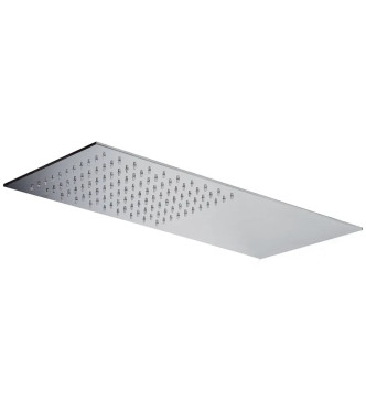 Soffione anticalcare 50 x 22 cm in metallo cromato - Slim di Paffoni