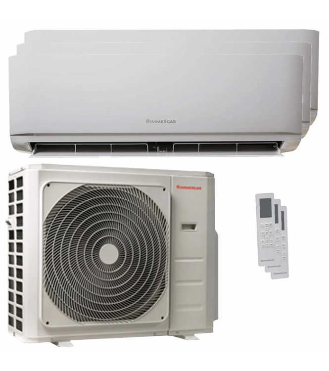 Condizionatore Immergas THOR 9000+9000+12000 BTU Trial Split Inverter  A++/A+ - 7.9 KW / 3.035045