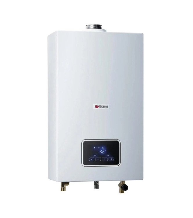 Hermann Saunier Duval Opalia F 15/1 LRT – Scaldabagno Istantaneo a Gas Metano 15 l/min Low NOx Classe A