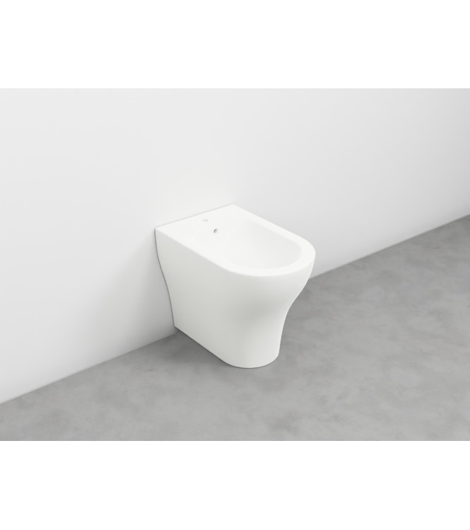 ENJOY FLOOR-MOUNTED BIDET 1F 35x53 TALC - EJBITL