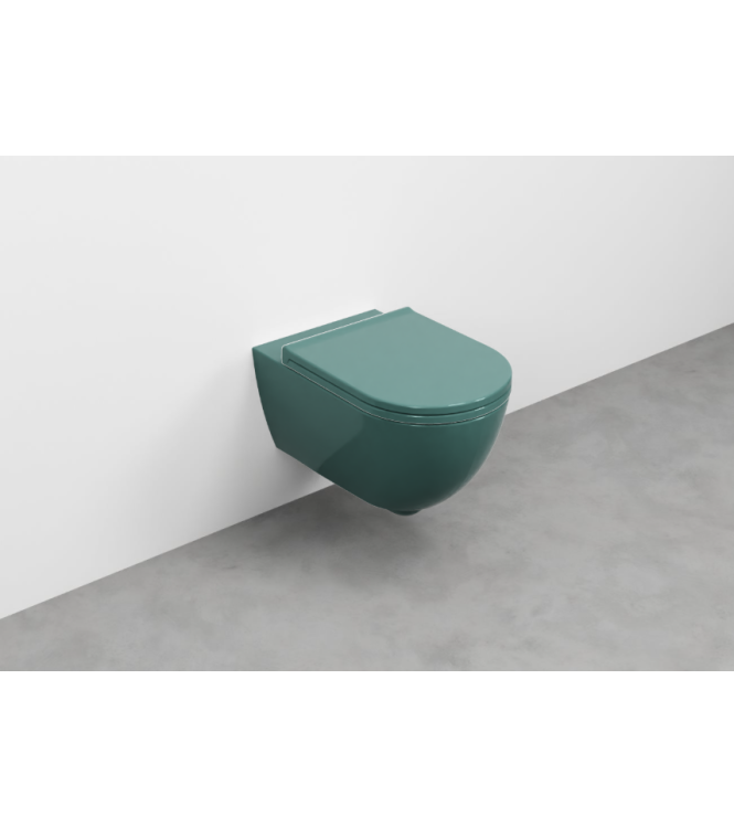 ENJOY WC SOSPESO SENZA BRIDA+FISSAGGI 54x35 SMERALDO - EJVSKSM CERAMICA CIELO