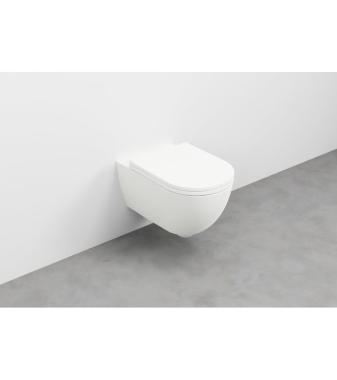 ENJOY WALL-HUNG TOILET WITHOUT FLUSH PLATE + FASTENERS 54x35 TALCO - EJVSKTL
